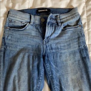 Express cropped jeans midrise